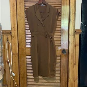 Stunning vintage brown dress